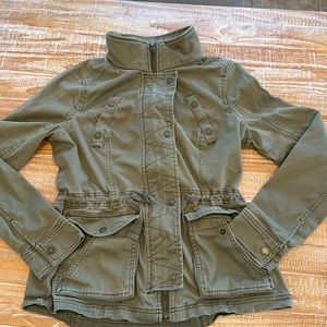 Hollister military coat